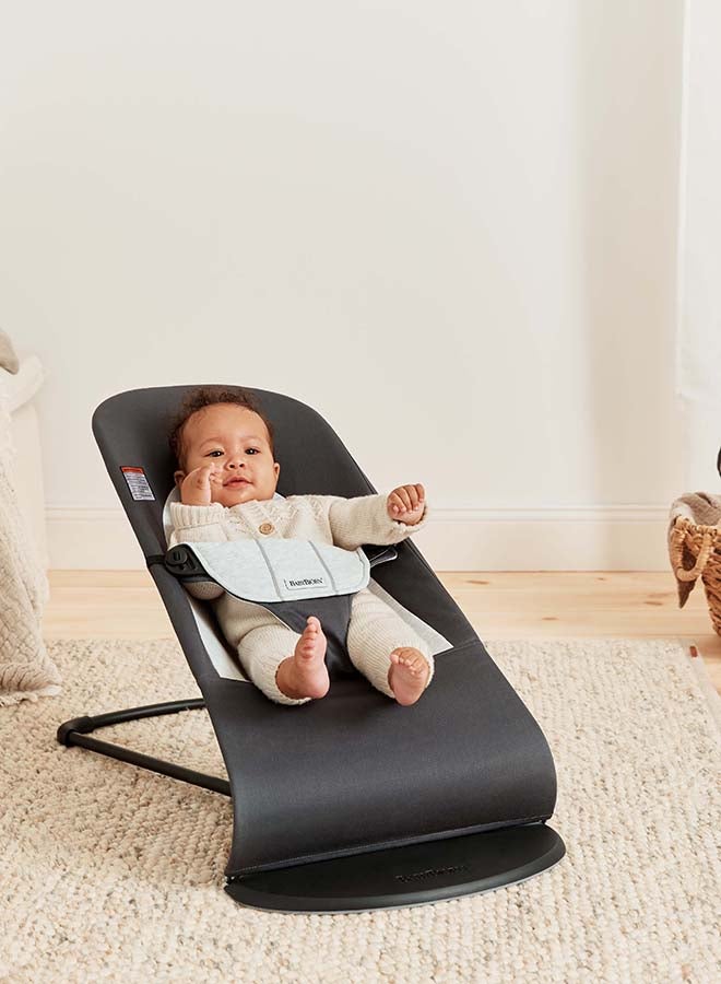 BABYBJORN Bouncer Balance Soft, Woven/Jersey, Dark grey/Grey - Image 4